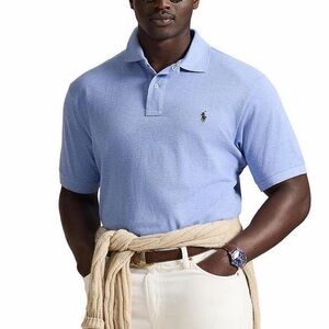 Polo Ralph Lauren polo shirt men light blue classic fit size medium preppy prep